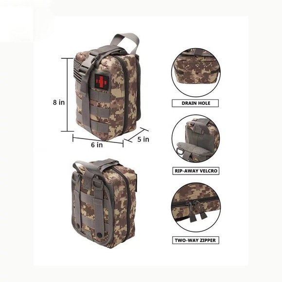 201Pcs Emergency Survival and First Aid Kit - Picture 5 of 10